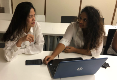 IBAS Students Studying