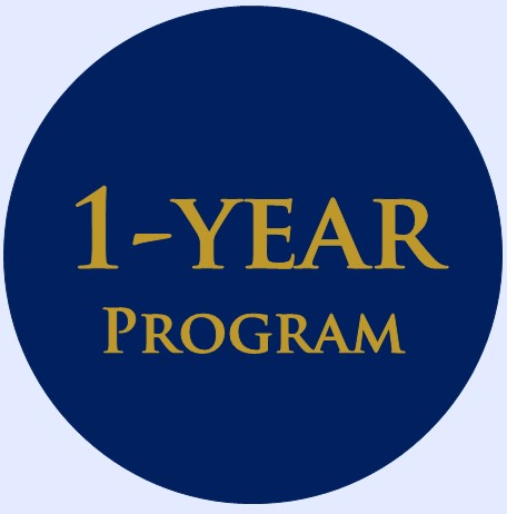 1 year program sticker